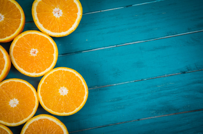 A Fresh Take on New Year's Resolutions. Health through oranges on Maybrooks.