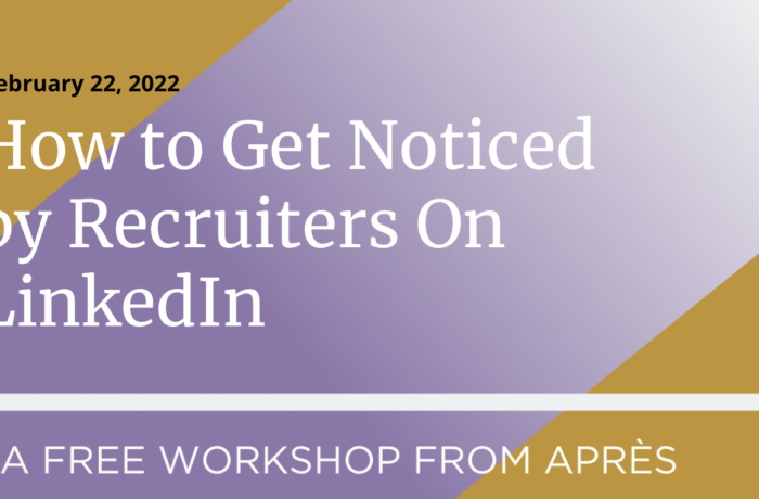How to Get Noticed by Recruiters on LinkedIn Workshop