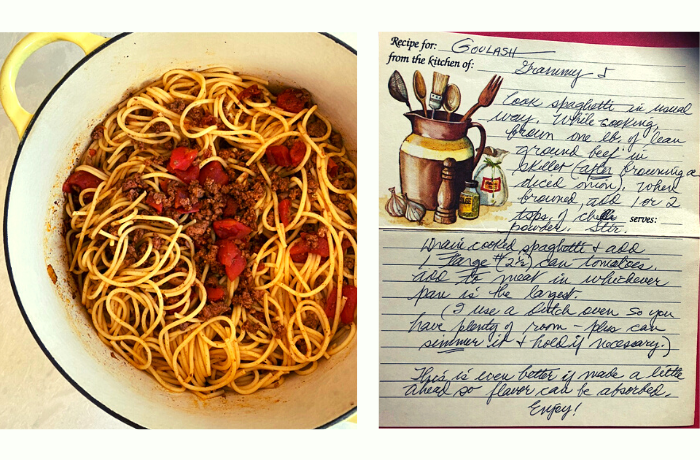 Goulash recipe with chili powder and spaghetti