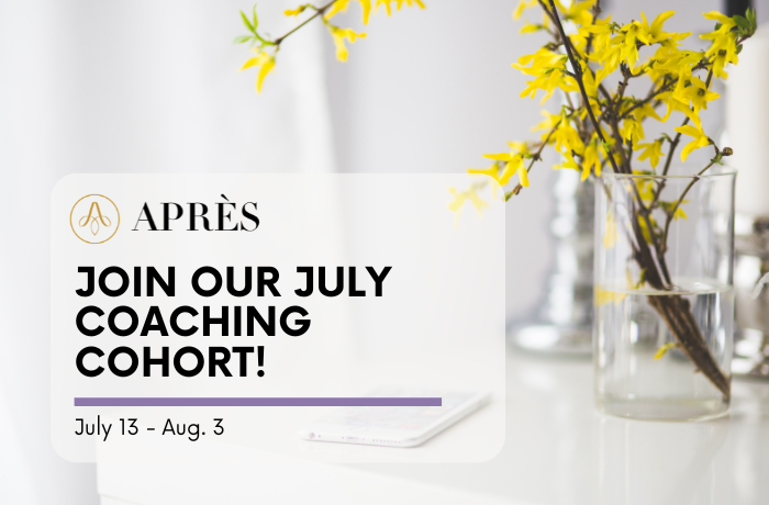 July coaching cohort for mothers returning to work