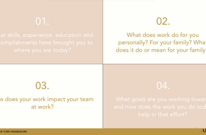 The Your Turn Framework for navigating the messy middle and worklife balance